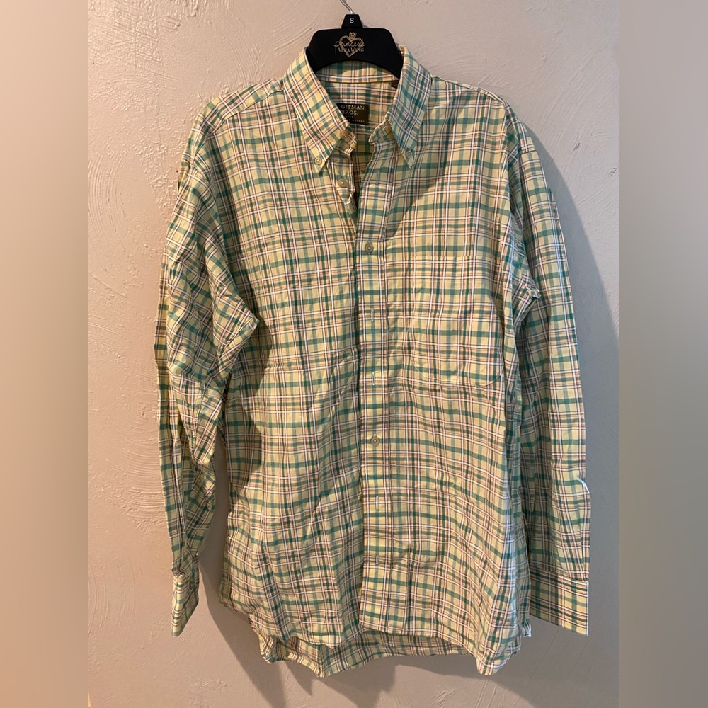 Vintage Gitman Brothers Made in USA plaid shirt medium
